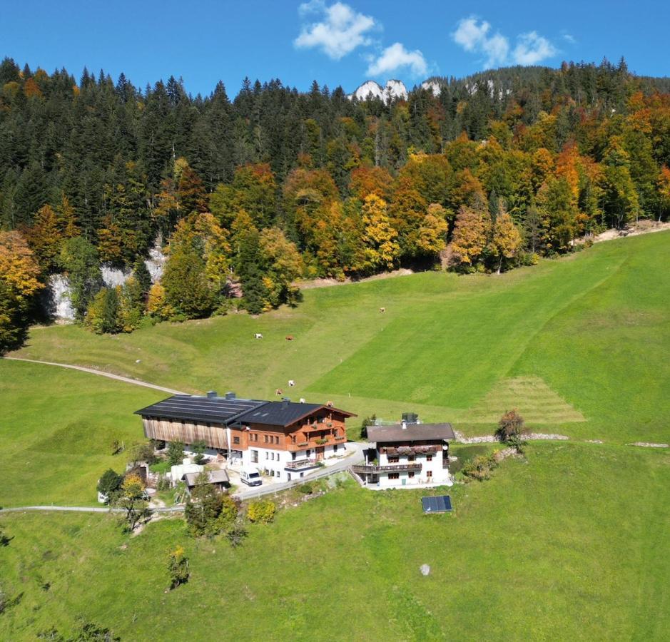 Biobauernhof Schneiderbauer Appartement Unken Buitenkant foto