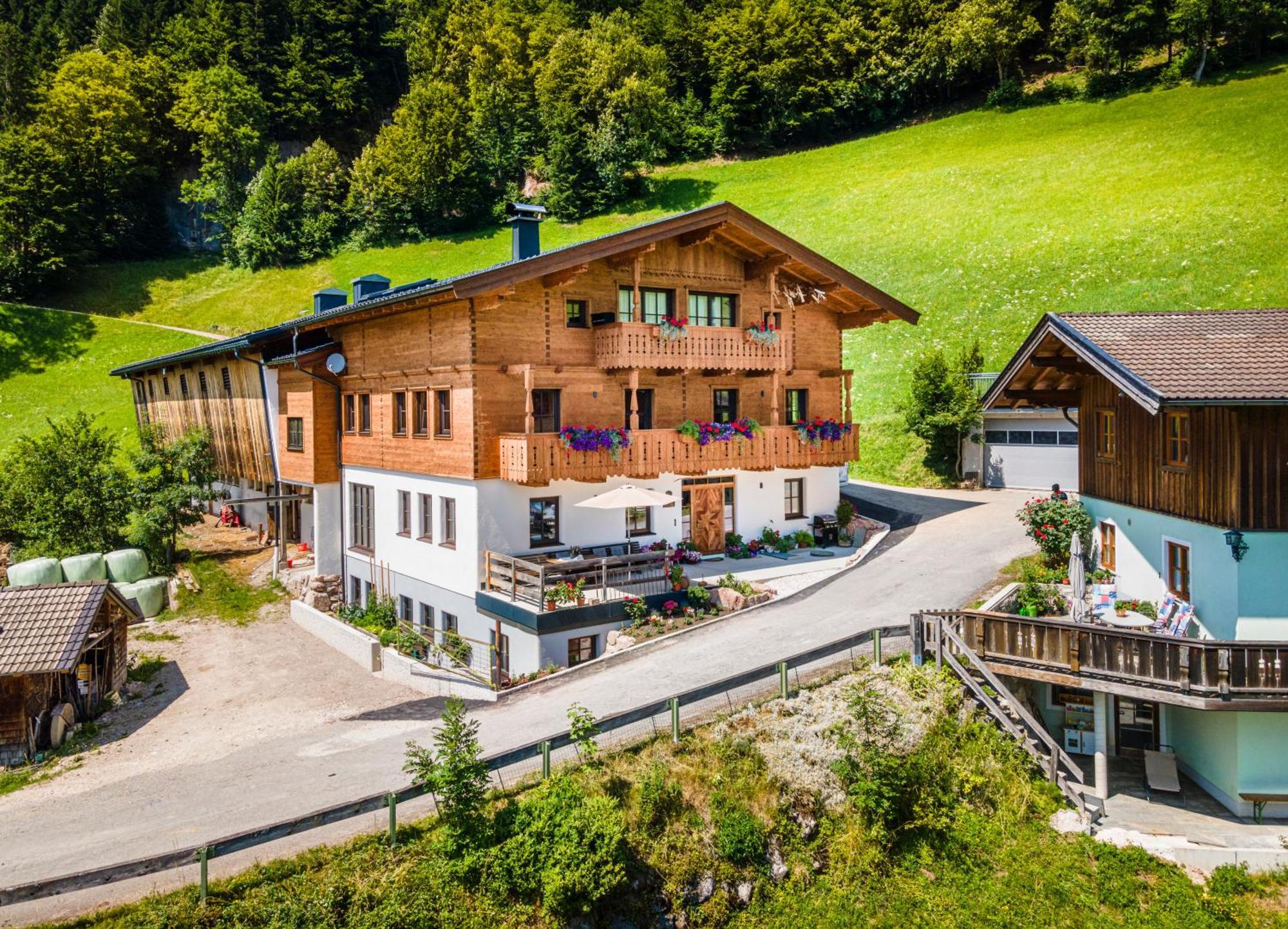 Biobauernhof Schneiderbauer Appartement Unken Buitenkant foto