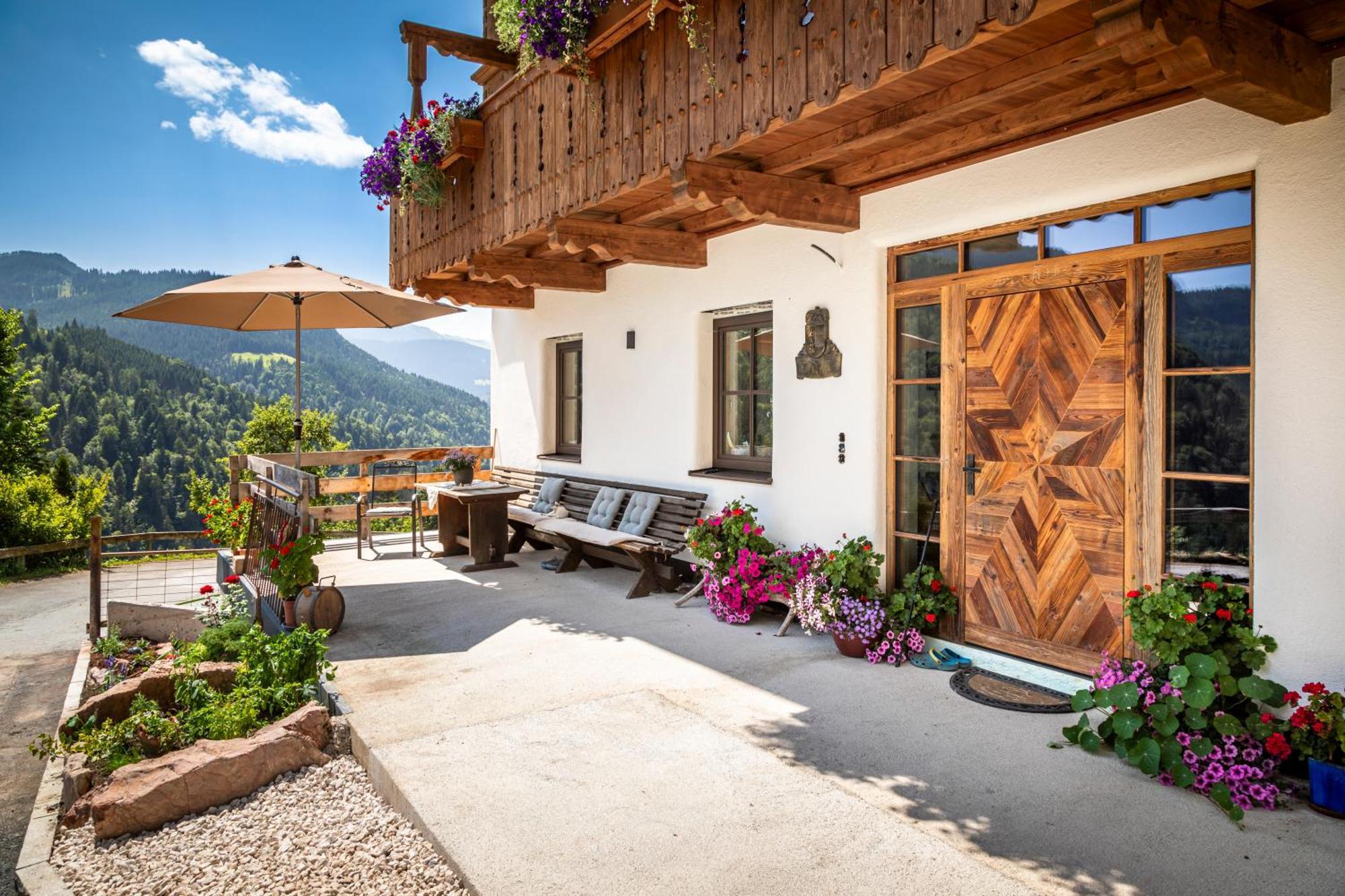 Biobauernhof Schneiderbauer Appartement Unken Buitenkant foto